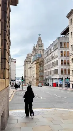 Rooftop skyline view of Liverpool showcasing local bars, restaurants, and city life hotspots.