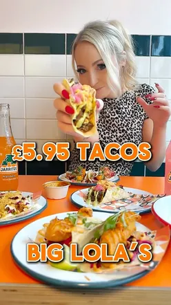 £5.95 tacos in Liverpool! #TacoTuesday 🌮 @big.lolas 

Big Lola’s on Smithdown Road are not messing about with this deal. It’s £5.95 for a pair of tacos all day everyday  and they’re loaded. Here’s what I tried :

🥩Beef Birria - crunchy corn tortilla’s, stuffed with brisket , cheese & beef broth for dipping
🌶️ Chorizo – house chorizo sausage, guacamole, pickled red cabbage & crema
🧀 Halloumi – seasoned halloumi, herb salsa & pico de gallo
🥩 Brisket – ancho beef brisket, onion crema, pickled red onion & corn crumb
🐟 Baja Fish – fried haddock with chipotle aioli, coriander & lime

My favourite one which totally took me by surprise was the Baja Fish closely followed by the Brisket — proper flavour bombs ! You must order those .

And of course I had to finish with churros + salted caramel dip because balance 😏

📍 Big Lola’s, Smithdown Road – this offer’s only at this location!

Thanks for having me ❤️

#tacotuesday #tacos #tacolovers #liverpoolfood #biglolas #liverpooleats #liverpoolfoodguide #foodfinds #tacotime #liverpoolfoodie #smithdownroad #tacoflavoredkisses #tacotuesday🌮 #birriatacos #mexicaneats #tortillas #eatwithme #churros #foodblogfeed #foodreelsinstagram #foodloversofinstagram #ukfoodblogger #foodbeast #foodreels #eatingforthegram #liverpoolbloggers #foodieforlife #fooddiary #foodstagram