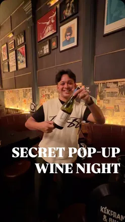 Guests enjoying Hungarian wine, food, and live music at a pop-up event by @wines.of.hungary in Eastcheap Records, London.