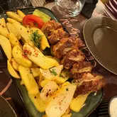 Delicious spread of starters including hummus, sigara boregi, and halloumi at Istanbul Turkish Cuisine in Melton Mowbray.