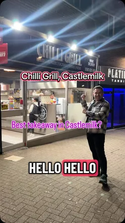 Enjoying a viral loaded naan and firecracker box at Chilli Grill in Castlemilk with my mom. #GlasgowFood #Takeaway