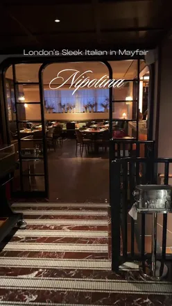 Elegant dining experience at Nipotina Ristorante in Mayfair, featuring exquisite Italian cuisine and exceptional service.