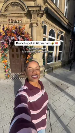 Brunch at Toast in Altrincham with avocado toast and sushi, a cute spot near Manchester City Centre.