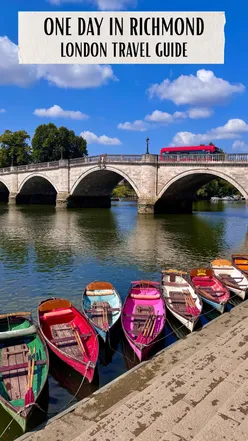 Travel guide highlights for one day in Richmond, London, including dining and sightseeing spots.