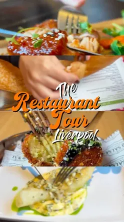 Explore Liverpool's diverse culinary scene with drinks and dishes at 6 restaurants during the self-guided tour.