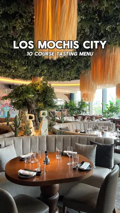 10-course Japanese-Mexican tasting menu at Los Mochis in the City of London, featuring bold flavors and creative dishes.