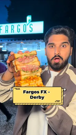 New halal Japanese sandwich shop at Fargos FX in Derby, serving delicious sandwiches in a vibrant food court.