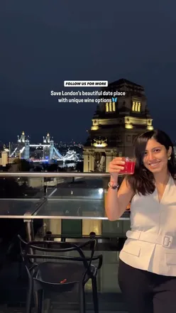 Rooftop dining in London with skyline views, modern dishes, and cocktails - perfect for date nights or friends.