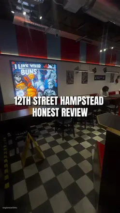 Dining at 12th Street West Hampstead; friendly vibes, appealing food, but overall an underwhelming experience.
