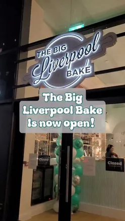 Fun baking experience at The Big Liverpool Bake launch party in city center Liverpool, featuring baking in pairs.