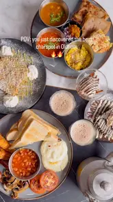 Delicious Full English and Desi Breakfast, Kunafah Toast, and Karak Chai at MilJul Chai House in Oldham.