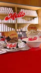 Indulging in the world’s first marshmallow bar, Mello, featuring decadent desserts like chocolate mousse and hazelnut hot chocolate.