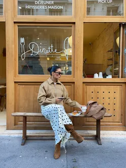 'Delicious croissants served for breakfast at a charming French café'