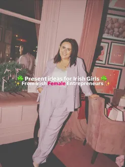 Present ideas from Irish female entrepreneurs, featuring skincare, baking books, wine, and more from talented ladies!