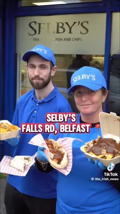 Delicious fries at Selby's on Falls Rd, Belfast - a must-try for food lovers! #foodreview #belfast #isitworthit