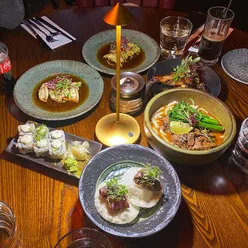 Celebratory dinner at Nichi in Trafford Centre, Manchester 🥑🥟🍤

Matcha points: 🍵🍵

(everything halal except the A5 wagyu- serves alcohol)

Ngl, don’t really have much to say about this one. The chicken dumplings and crispy tuna rice were nice- everything else was…edible and pretty? The ramen tasted like a bad tomato soup and the slow cooked wagyu in it did nothing to save it. The beef tostadas had no taste, the sushi was average and although we still finished everything (minus the ramen 🥴) nothing stood out and we were still hungry. Good service and atmosphere but I wouldn’t go again for that price point. 

#munchwithmatcha #manchester #traffordcentre #halal #halalrestaurant #halalfoodmcr #mcr #halalfood #hdm #halaldiningmanchester #foodie #food #foodblog #foodblogger #foodstagram #foodielife #foodpics #sushi #peruvian #japanese #ribs #dumplings #rice #tuna #ramen #wagyu #likethis #followforfollowback #likeforlikes