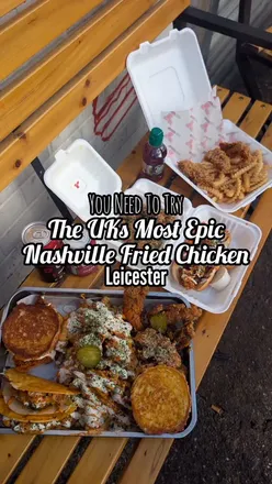 Delicious Nashville fried chicken and burgers at Ragin' Bird in Leicester, showcasing their mouthwatering menu options.