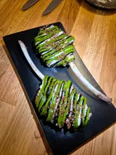 Delicious dishes at Album Southampton: dumplings, croquettes, lamb cutlets, and more in a vibrant dining atmosphere.