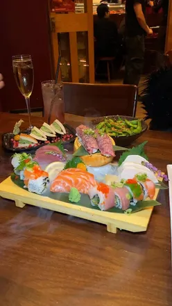 Sushi spread at Sanjugo Restaurant in Shoreditch, a finalist for Uber Eats Restaurant of the Year.