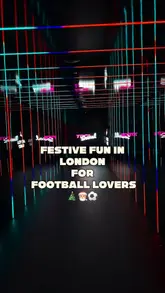 Friends enjoying festive football fun at TOCA Social in London, savoring seasonal treats and cocktails.