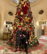Heartfelt holiday greetings from a London travel blogger, celebrating Christmas with love and gratitude for followers.