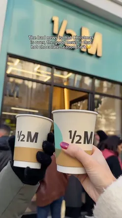 Hot chocolate season isn’t over yet 👀 

How to beat January blues: run to @halfmillionuk for their legendary hot chocolate, milk and dark! Of course I’m all for dark chocolate 🍫 

📍Half Million Coffee, Oxford Circus 

#londonfood #londonfoodie #londonfoodblogger #londoneats #hotchocolate