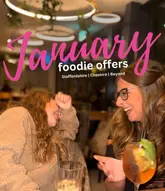 January 2026 dining deals in Cheshire and Staffordshire including discounts at popular restaurants.