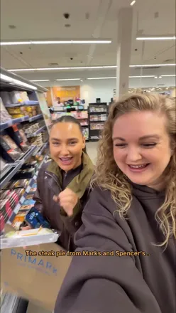 Going to @marksandspencerfood hall is like going to Disneyland for me and @ge0rgiasc0tt! 🤣 

The perfect mate date. 😂 

#MarksAndSpencer #MateDate #GirlDinner #Geordie #ShoppingVlog