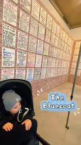 A montage video showcasing a family visit to The Bluecoat in Liverpool, highlighting the art exhibitions, children's play area, and cafe space. The video uses a handheld, vlog-style approach to demonstrate the venue's family-friendly atmosphere.
