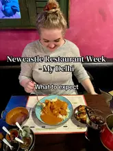 Diners enjoying paneer tikka and butter chicken at My Delhi Streetery during Newcastle’s Restaurant Week.