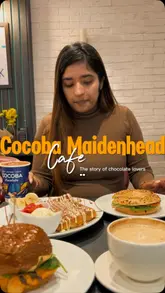 Cozy vibes at CocoBa Chocolate Cafe in Maidenhead with chocolate-covered strawberries and delicious pastries.