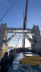 A compilation video featuring three London restaurants: Tattu, Sticks'n'Sushi, and Boha. The video uses quick cuts to display food, cocktails, and interior aesthetics, framed as recommendations for date night spots.