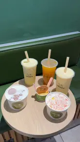 A promotional video for Milksha in London Chinatown, highlighting their new Citrus Passion Fruit series, soft serve, and cakes. The video features quick cuts of the drink preparation process, the self-service kiosk, and the final products.