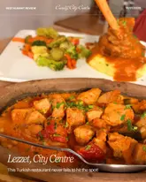 Promoting local dining at Lezzet Cardiff with rave reviews and a 10% discount. Support independent restaurants! #cardifffood