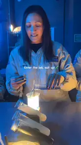 A short, energetic video showcasing an immersive cocktail experience in London. The footage highlights the themed environment, the lab-coat costumes, and the glowing, interactive cocktails, providing a clear sense of the unique night out on offer.
