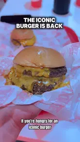 A promotional reel for Oowee Diner featuring the return of their limited-edition Peanut Butter Bacon Jam burger, along with sides like bacon butter tenders and waffle fries.