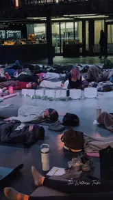 The video provides a recap of a wellness event held at Boxpark Liverpool, featuring yoga, Pilates, and a sound bath session. It highlights the venue's ability to host community-focused activities beyond its usual food and drink offerings.
