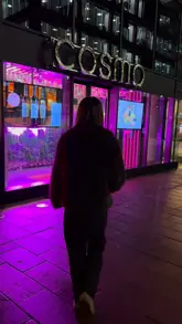 A fast-paced, music-led tour of the Cosmo buffet restaurant in Sheffield. The video takes the viewer through the entrance and past various food stations, including sushi, a carvery, pizza, Asian hot food, teppanyaki, and a dessert section with a chocolate fountain. The creator is briefly seen entering and enjoying a plate of food.