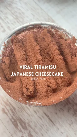 Deliciously creamy Japanese cheesecake made with Greek yogurt and Biscoff coffee dip, a must-try recipe by @hey_renu.