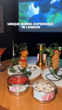 FUN things to do in London - Immersive cinema experience 🎥🎞️

[Save to add to your London Bucketlist 🇬🇧]

📍Taste Film, The Refinery Citypoint
🎬Watch iconic movies with a 3-course meal inspired by the films 
💷 Price from £82.50pp 
🎟️ Book via link in bio
👩🏽‍🤝‍👩🏾Fun date idea or to do with friends 

✨Follow for more fun things to do in London ✨

#londonfoodguide  #thingstodoinlondon  #immersivedining #foodexperience #uniquethings