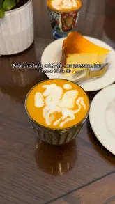 Latte art at Hikari Koffee, Didsbury, showcasing a magical coffee moment.