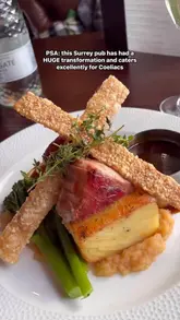 A montage video showcasing the interior and food offerings of The Arkle Manor, a pub in Surrey. The video highlights the venue's recent refurbishment and its gluten-free options.