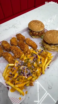Juicy, crispy chicken and loaded fries at Danny's Chicken Shop in Walsall, a must-visit for food lovers!