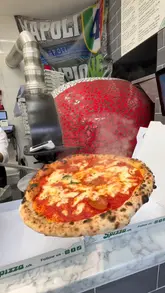 A short, punchy promotional video for a London takeaway pizza spot, highlighting their affordable lunch deal and the quality of their Neapolitan-style pizza.