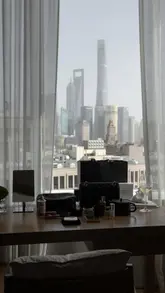 A montage video showcasing a luxury weekend date in Manchester, featuring a hotel stay, drinks at a bar with a view, and a dinner experience.