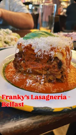 Exterior of Franky’s Lasagneria showing its unique charm, reflecting a decline in food quality and service.