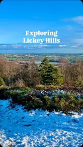 A short, handheld vlog-style video showcasing Lickey Hills Country Park in winter. The video features the creator walking through the park, highlighting the snowy paths, woodland scenery, and panoramic views from the highest point.