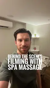 Behind-the-scenes video creation featuring @spamassageuk, showcasing a fun new project.