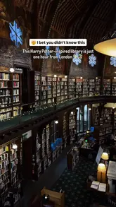 A short, aesthetic video tour of the Oxford Union Old Library, highlighting its Victorian architecture, murals, and Harry Potter-esque atmosphere.