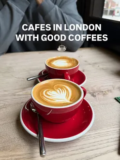 Coffee lovers enjoying vibrant spots in London at Pedlars Cafe, WatchHouse, and more.